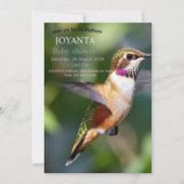 Little bird typography custom kaart (Voorkant)