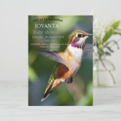 Little bird typography custom kaart (Staand voorkant)