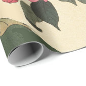 LITTLE BIRD WITH PINK ROSES AND LOTUS FLOWERS CADEAUPAPIER (Rol Hoek)