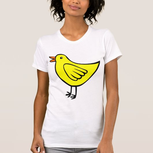 Little Bird - Yellow T-shirt (Voorkant)