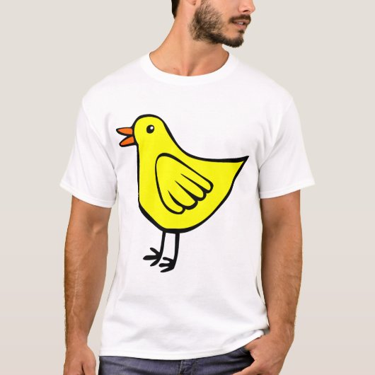 Little Bird - Yellow T-shirt (Voorkant)