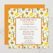 Little Birdie Baby shower Kaart (Voorkant / Achterkant)