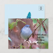 Little Birdie Birthday Briefkaart (Voorkant / Achterkant)