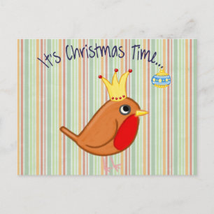 Little Birdie Kersttime Briefkaart
