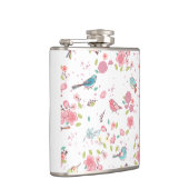 Little Birdie Pink en Blue Whimsical Girly Heupfles (Rechts)