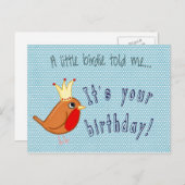 Little Birdie vertelde me Briefkaart (Voorkant / Achterkant)