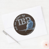 Little Birdie vraagt naar IBD Ronde Sticker (Envelop)