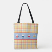 Little Birdies Custom All-Over-Print Canvas tas (Achterkant)