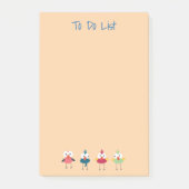 Little Birdies Post-it® notes 4 x 6 (Voorkant)
