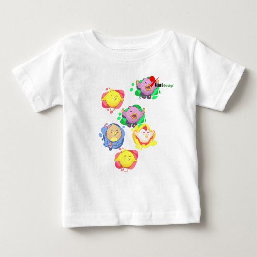 Little Birds Baby T-shirt (Voorkant)