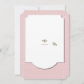 Little Birds Clothesline Uitnodiging (Achterkant)