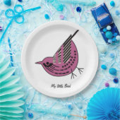 Little Birdy Papieren Bordje (Feest)