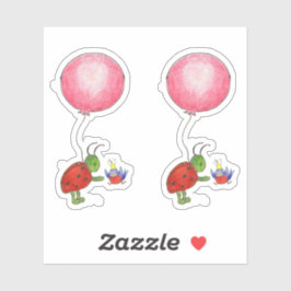 LIttle Birthday Bug Sticker