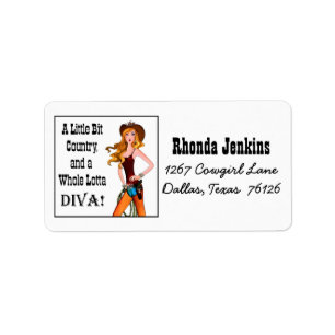 Little Bit Country en een Whole Lotta DIVA! Etiket