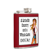 Little Bit Country en een Whole Lotta DIVA! Heupfles (Rechts)