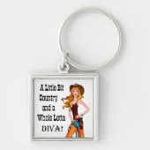 Little Bit Country en een Whole Lotta DIVA! Sleutelhanger (Voorkant)