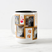 Little Bit en Jerry Tweekleurige Koffiemok (Voorkant links)