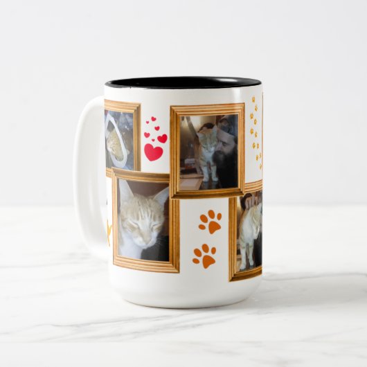 Little Bit en Jerry Tweekleurige Koffiemok (Voorkant links)