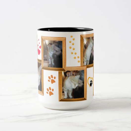 Little Bit en Jerry Tweekleurige Koffiemok (Center)