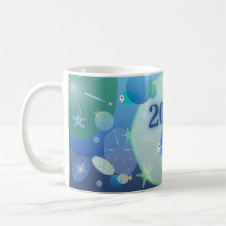 Little Bit of Blue - March Coffee Mug Koffiemok