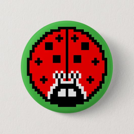 Little Bitty Ladybug Ronde Button 5,7 Cm (Voorkant)