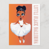 Little Black Ballerina Briefkaart (Voorkant)