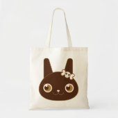 Little Black Bunny Alter Ego Canvas tas (Voorkant)