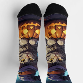 little Black cat   Sokken