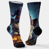 little Black cat   Sokken (Gebogen)