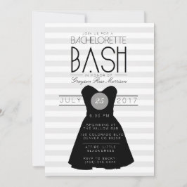 Little Black Dress Bachelorette Bash | Partij Kaart