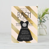 Little Black Dress Bachelorette Bash | Partij Kaart (Staand voorkant)