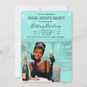 Little Black Dress Bride & Co Glam Vrijgezellenfee Kaart (Voorkant)