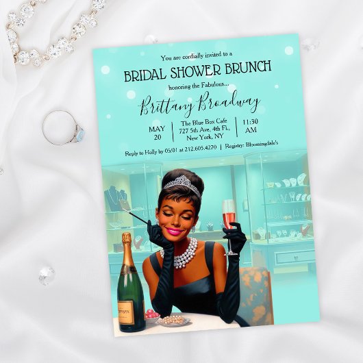 Little Black Dress Bride & Co Glam Vrijgezellenfee Kaart