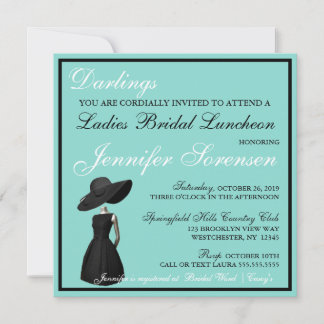 Little Black Dress Dames Luncheon Shower Party