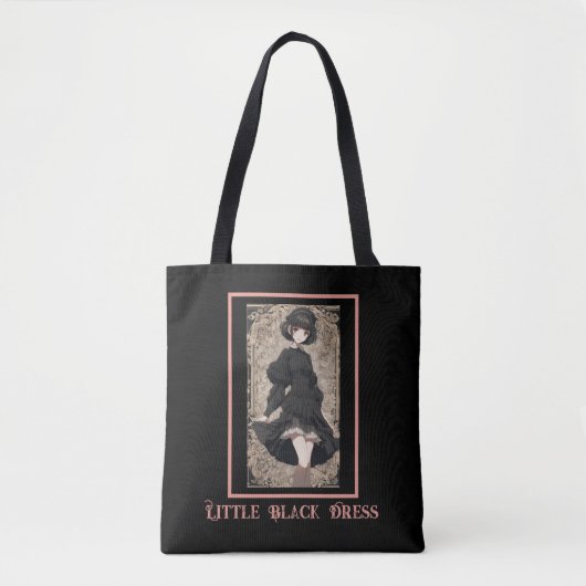 Little Black Dress Icon Anime LBD Tote Bag (Voorkant)
