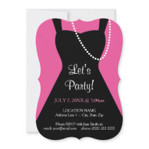Little Black Dress Invitation | Bachelorette Party