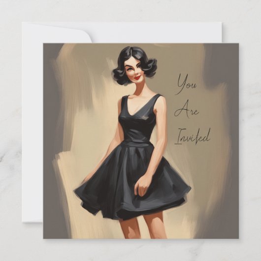 Little Black Dress (LBD): ingetogen schoonheid Kaart (Voorkant)
