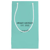 Little Black Dress Shower Celebration Tiara Party Klein Cadeauzakje (Voorkant)