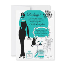 Little Black Dress Shower-uitnodiging