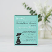 Little Black Dress Tea Bridal Brunch Shower Party (Staand voorkant)