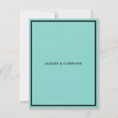 Little Black Dress Tea Bridal Brunch Shower Party (Achterkant)