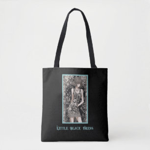 Little Black Dress Tijdloze LBD Print Tote Bag