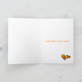 Little Black en Jack O' Lantern Halloween Kaart (Binnen)