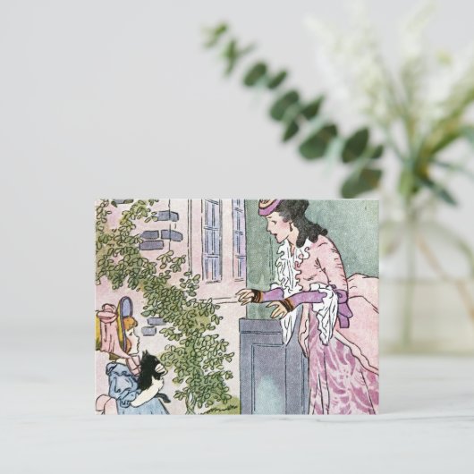 Little Black Kitten Briefkaart (Staand voorkant)