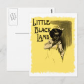 Little Black Lamb  Black Americana Briefkaart (Voorkant / Achterkant)