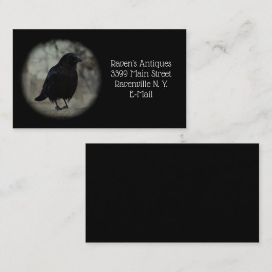 Little Blackbird Visitekaartje (Voorkant / Achterkant)