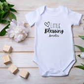 Little Blessing gepersonaliseerde naam Romper