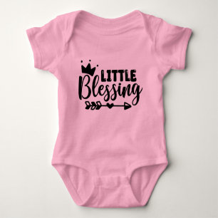 Little Blessing Roze Korte Mouw Baby Bodysuit