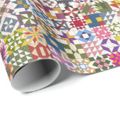 Little Blocks - Quilt Blocks Inpakpapier (Rol Hoek)