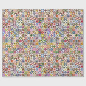 Little Blocks - Quilt Blocks Wrapping Paper Cadeaupapier (Vlak)